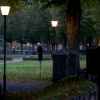 Sent på dagen i Oktober -11, vid kyrkogården Vissefjärda kyrka.