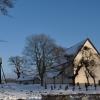 Vinter och blå himmel.