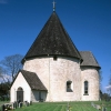Hagby rundkyrka, maj 1996. Foto: Åke Johansson.