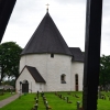 Hagby kyrka sedd från klockstapeln