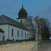 Örkeneds kyrka, i Lönsboda, en sen kväll i november
