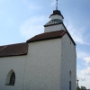 Kyrkan är från 1100-talet och Hallands bäst bevarade.