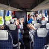 Det taggade bak-i-bussen-gänget i Valldas musik- och filmkonfirmandgrupp som är på lägerväg! Be gärna en bön för oss, om en härlig helg gott väder över Bohuslän! 