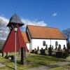 Kyrkan från sydväst. Eget foto.