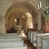 Bakom altaret i absiden syns trappan, ´Jacobsstegen´.