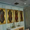 4 oljemålningar från Gingri kyrka: Petrus, Andreas, Tomas och evangelisten Markus