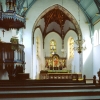 Seglora kyrka, sommaren 1988. Foto: Åke Johansson.