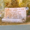 Detalj av väggmålningen
