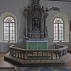 Altaruppsatsen från 1720. (12 juli 2014)