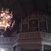 interiör: orgel och takkrona  i dala kyrka
