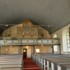 Orgeln från 1879byggd av E A Zetterqvist, om-och tillbyggd av Hammarberg Gbg