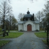 Längst ner på kyrkogården  finns denna byggnad.
