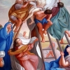 ´Nedtagandet från korset´, altartavlan i Timrå kyrka.