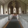 Kalls Kyrka Jämtland gång mot altaret
