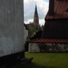 Nya kyrkan ligger väldigt nära