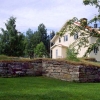 Lits kyrkoruin, sommaren 1992. Foto: Åke Johansson.