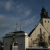Sankt Olovs kyrka från väster