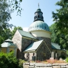 Sommarbild på Solna kyrka