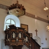 Predikstol med ursprung 1635, figurerna kom till 1676