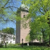 Caroli kyrka, Borås, en vårdag. Foto Charlott Elisson.
