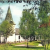 Vykortsbild av Fägre kyrka.