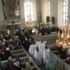 Biskopsvisitation, högmässa, Indals kyrka.