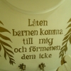 Text på dopfuntslocket