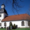 Enåsa kyrka, maj 1996. Foto: Åke Johansson.