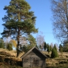 Den gamla boden (stallet?) vid Färeds kyrka