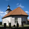 Lugnås kyrka, 6 juli 1990. Foto: Åke Johansson.