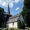 Kungs-Barkarö kyrka, sommaren 1991. Foto: Åke Johansson.