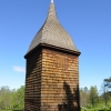 Klockstapeln vid Nedre Ulleruds kyrka, 14 maj 2015. Foto: Åke Johansson. 