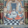 Altaruppsatsen är från omkring 1700.