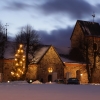 Vallentuna Kyrka i Vintermörkret