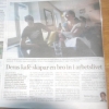 Reportage i Länstidningen Länets Ledande Nyhetstidning i samband 1-års jubileet den 31 / 8 2011