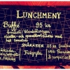 Måndagens lunchmeny på Kafé de luxe!