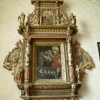 Ett 4 m högt epitafium över borgmästare Herman Schlüter (1572-1635) m familj