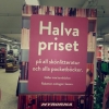 Börja bunkra upp inför sommarvädrets humörsvängningar! Vi har halva priset på alla romaner, deckare och pocketböcker! Hinner du först?