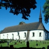 Risinge gamla kyrka, sommaren 1990. Foto: Åke Johansson