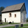 Dädesjö gamla kyrka, maj 1994. Foto: Åke Johansson.