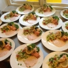 Vad vi gör när vi har stängt? Ja, ytterligare en massa mat! Nu är snart en middag med varmrökt lax och dillkokt potatis klart till 24 pers. Intresserad av att fira födelsedag eller ha möte hos oss? Hör av er isf, vi fixar det mesta! :D