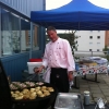 Grillning med våran ovärdelige Thomas häromkvällen. 70 nöjda gäster!