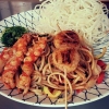 Udon Sawayaka, 205kr. Mycket tjusigt rätt den som gillar räkor och nudlar.