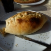 Tuggad Super Calzone från Vedugnen Västhaga Örebro.