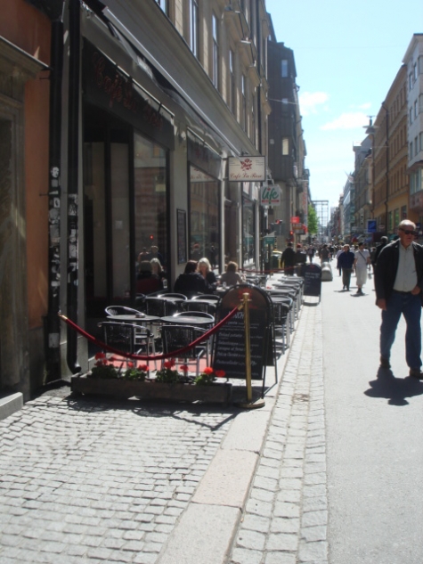 Restaurangkartan.se » cafe la rose » uteserveringen på drottninggatan