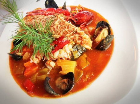 Restaurangkartan.se » rydbergs bar & matsal » fisk och skaldjurgryta