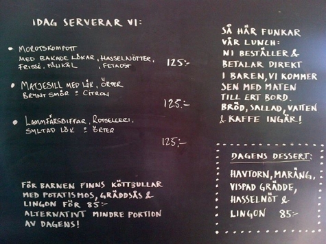 Restaurangkartan.se » svartsö krog » lunchmeny fredagen den 7:e juni