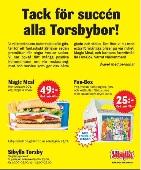 Mat torsby