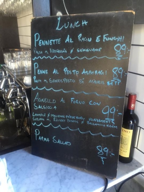 Cafekartan.se » la baracca rossa » dagens lunch !!
