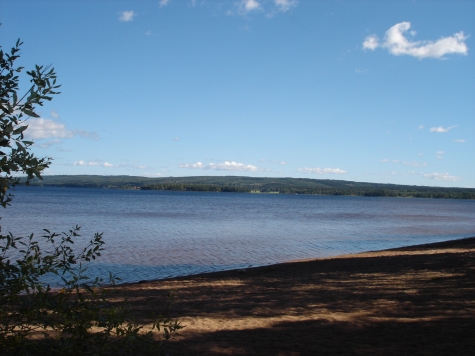 Kråkbergs badplats, Orsa sjön